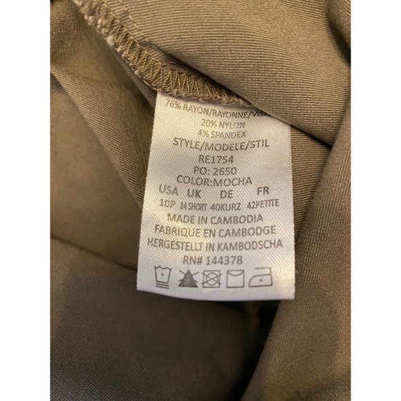 Rekucci Pull On Brown Pants Women's 10P - Picture 9 of 11